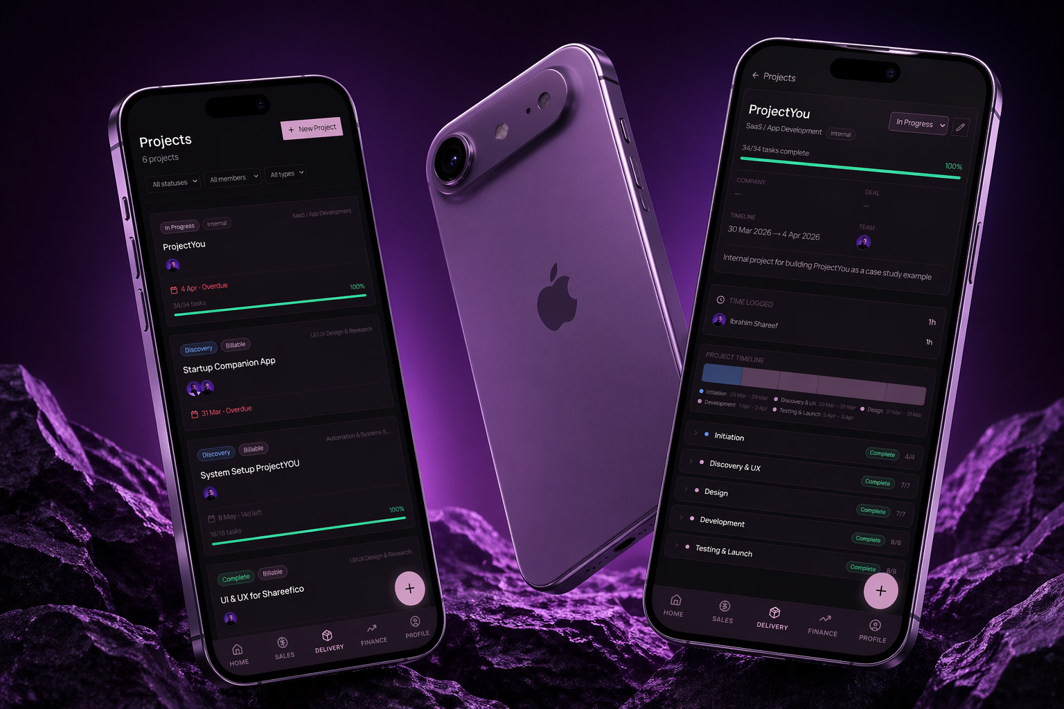 Itqan Studio CRM mockup 3